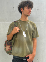 "dog tag" tee (olive)