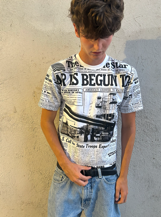 "war paper" tee