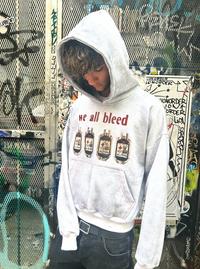 "we all bleed" hoodie