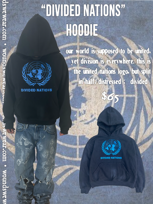 "divided nations" hoodie