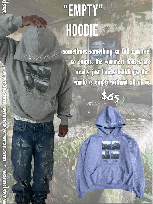 "empty" hoodie