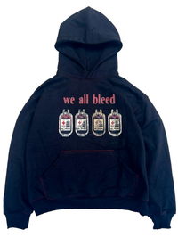 "we all bleed" hoodie