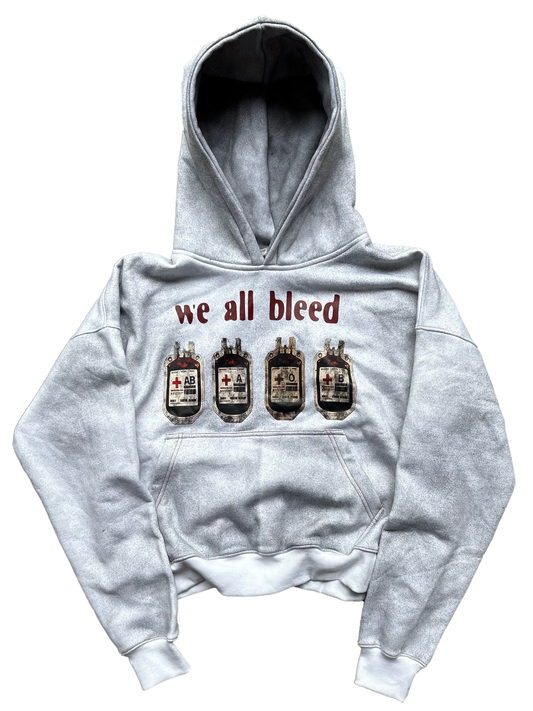 "we all bleed" hoodie