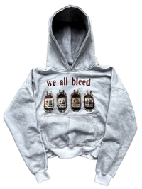 "we all bleed" hoodie