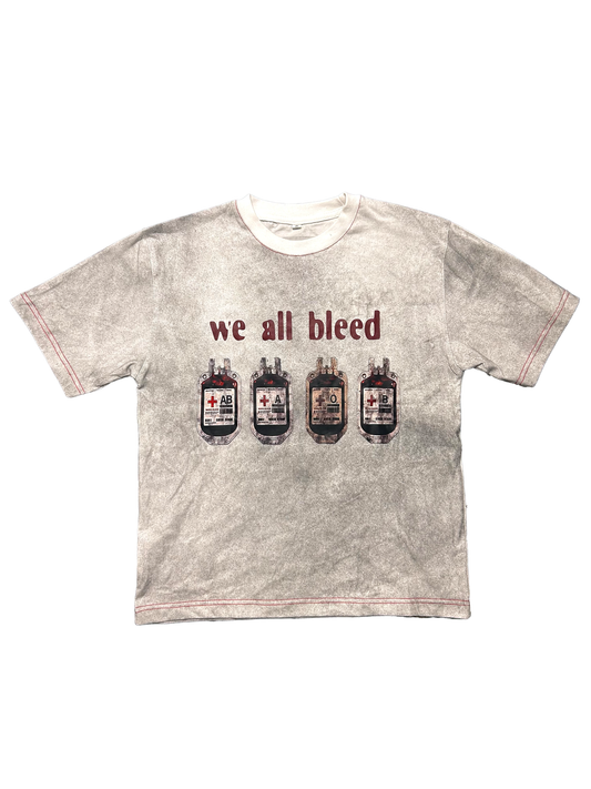 "we all bleed" tee