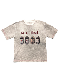 "we all bleed" tee