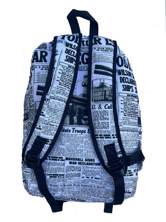 "war paper" backpack
